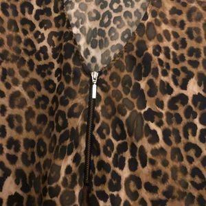 Animal print blouse - great work blouse
